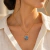 Conjunto Colar e Pulseira Quartzo Azul Bruto Natural – Calma, Equilíbrio e Harmonia - Preciosidades Naturais | Cristais Naturais Selecionados com Energia e Intenção