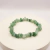 Pulseira de Cascalho de Quartzo Verde Natural – Cura e Equilíbrio Energético