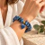 Pulseira de Quartzo Azul Natural com Pingente Coração – Calma, Serenidade e Equilíbrio Emocional na internet