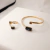 Conjunto Anel e Bracelete Turmalina Negra Natural – Proteção e Equilíbrio Energético
