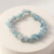 Pulseira de Cascalho de Água Marinha Natural – Calma e Equilíbrio Emocional