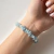 Pulseira de Cascalho de Água Marinha Natural – Calma e Equilíbrio Emocional - comprar online