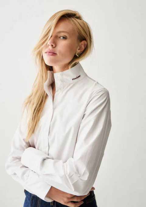 Camisa Madame Off White - comprar online