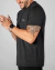 Camisa Masculina Preta - Tecido leve e fluido, Respirabilidade, Conforto térmico na internet