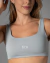 Top Duo Soft Plus Rosa com Cinza - Sustentação, Alças Grossas, Recorte quadrado - comprar online