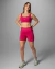 Top Duo Soft Plus Rosa com Cinza - Sustentação, Alças Grossas, Recorte quadrado - loja online