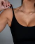 Blusa Sweet Soft Plus Preta - Alças Finas, Tecido Duplo, Média compressão na internet