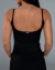 Blusa Sweet Soft Plus Preta - Alças Finas, Tecido Duplo, Média compressão - Fira Fitwear