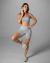 Bermuda Move Soft Plus Cinza - Baixa compressão, Bolsos laterais, Forro interno - Fira Fitwear