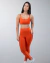 Calça Shape Shine Terracota - Média compressão, Bolsos Laterais, Cós largo na internet