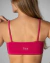 Top Basic Soft Plus Rosa - Baixa compressão, Alças Finas, Tecido Duplo na internet