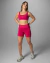 Bermuda Move Soft Plus Rosa - Baixa compressão, Bolsos laterais, Forro interno - Fira Fitwear