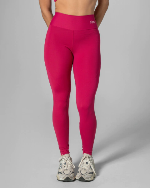 Calça Lira Soft Plus Rosa - Baixa compressão, Recortes estratégicos, Forro interno