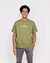 Camiseta Oversized / Verde Oliva / Pomba)