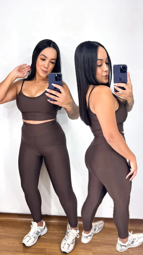 Conjunto Saúde - Marrom - comprar online