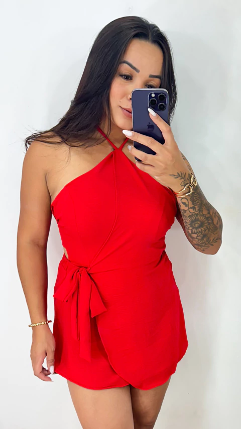 Macaquinho Isis - Vermelho - comprar online