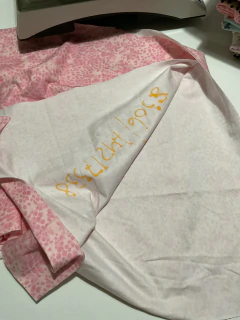 Algodón lycra pintura rosa falla - comprar online