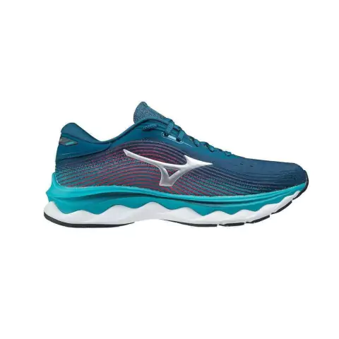 Tenis Mizuno Wave Sky 5 F Asul Petroleo
