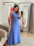 Vestido Alfaitaria com Cinto - Azul - comprar online