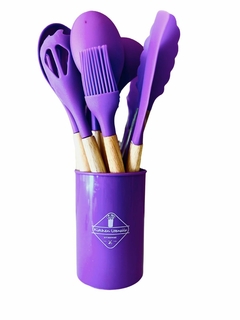 UTENSILIOS DE COCINA, 12 PIEZAS EN SILICONA - comprar online