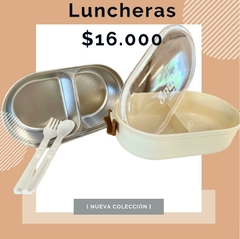 LUNCHERA VIANDA TERMICA 100% HERMETICA CON DOS DIVICIONES - comprar online