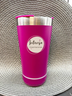 VASO BEER PARLANTE CON BLUETOOTH LUCES Y DESTAPADOR