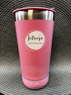 Imagen de VASO BEER PARLANTE CON BLUETOOTH LUCES Y DESTAPADOR