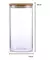 Frasco de vidrio con tapa redonda de Bamboo - 1300ml - comprar online