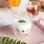 Vaso de Vidrio Transparente con Forma de Gato - Bamboo Home