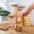 Frasco de vidrio con tapa redonda de Bamboo - 300ml - tienda online