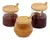 Azucarera de Vidrio con Tapa de Bamboo - un toque natural en tu cocina - comprar online