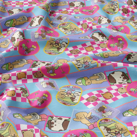 Tecido Oxfordine Estampa Infantil 2064608696506 - comprar online