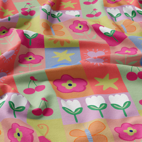 Tecido Oxfordine Estampa Infantil 2084322317204 - comprar online