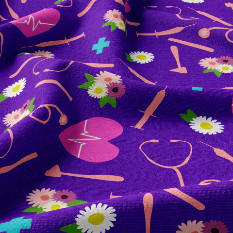 Tecido Oxfordine Estampado - Profissões 2066030828500