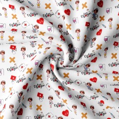 Tecido Oxfordine Estampado - Profissões 2088990168007