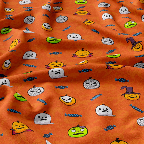 Tecido Oxfordine Estampa Temática Halloween 2067655188307