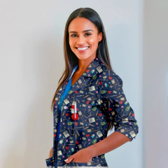 Tecido Oxfordine Estampado - Profissões 2053561764506 na internet