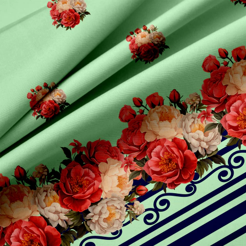 Tecido Oxfordine Estampado - Barrado 2053591333123