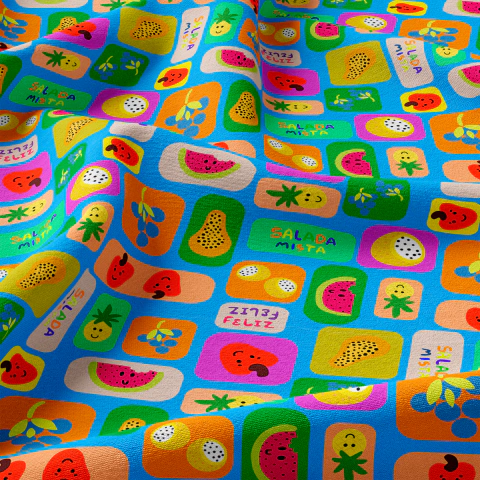 Tecido Oxfordine Estampa Infantil 2005307998706