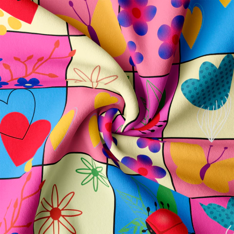 Tecido Oxfordine Estampa Floral 2046942426902