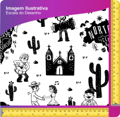 Tecido Oxfordine Estampa Junina 2050236648703 - comprar online