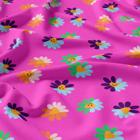 Tecido Oxfordine Estampa Floral 2068089819201