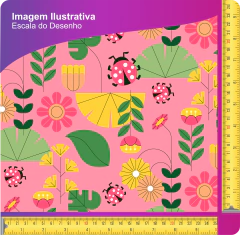 Tecido Oxfordine Estampa Floral 2069008354902 - comprar online