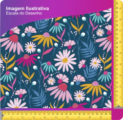 Tecido Oxfordine Estampa Floral 2079409236608 - comprar online