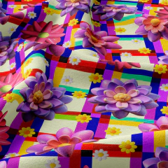 Tecido Oxfordine Estampa Floral 2084846342409