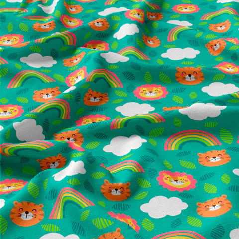 Tecido Oxfordine Estampa Infantil 2076198049044