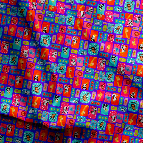 Tecido Oxfordine Estampa Infantil 2034532804506