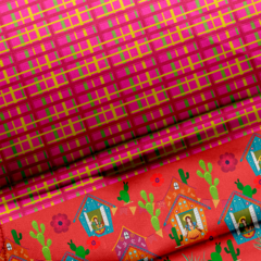 Tecido Oxfordine Estampado - Barrado 2020342378900
