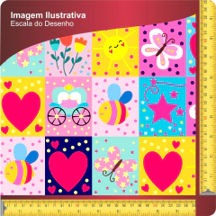 Tecido Oxfordine Estampa Infantil 2071042948528 - comprar online