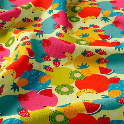 Tecido Oxfordine Estampado - Frutas 2052103792502